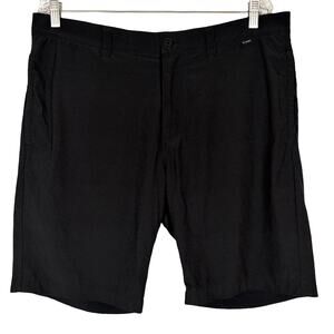 Travis Mathew Black Pin Striped Chino Shorts     Size: 36